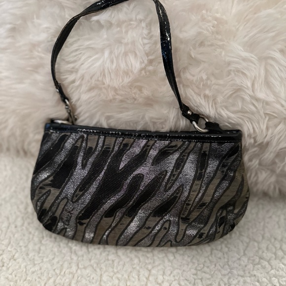 Coach Silver Tiger Striped Purse - Picture 3 of 3